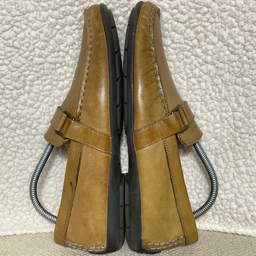 Giorgio Brutini Men's Tan Leather Slip On Casual Comfortable Loafers Shoes SZ 9M - Picture 7 of 11